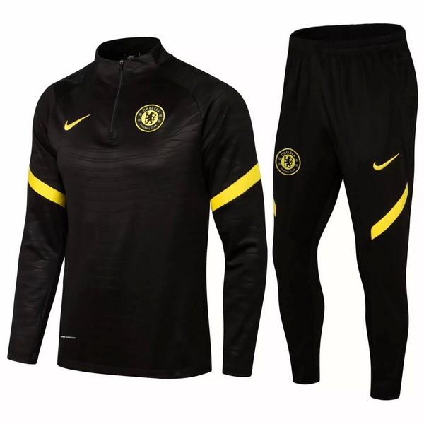 Chandal Chelsea 2021-22 Negro Amarillo